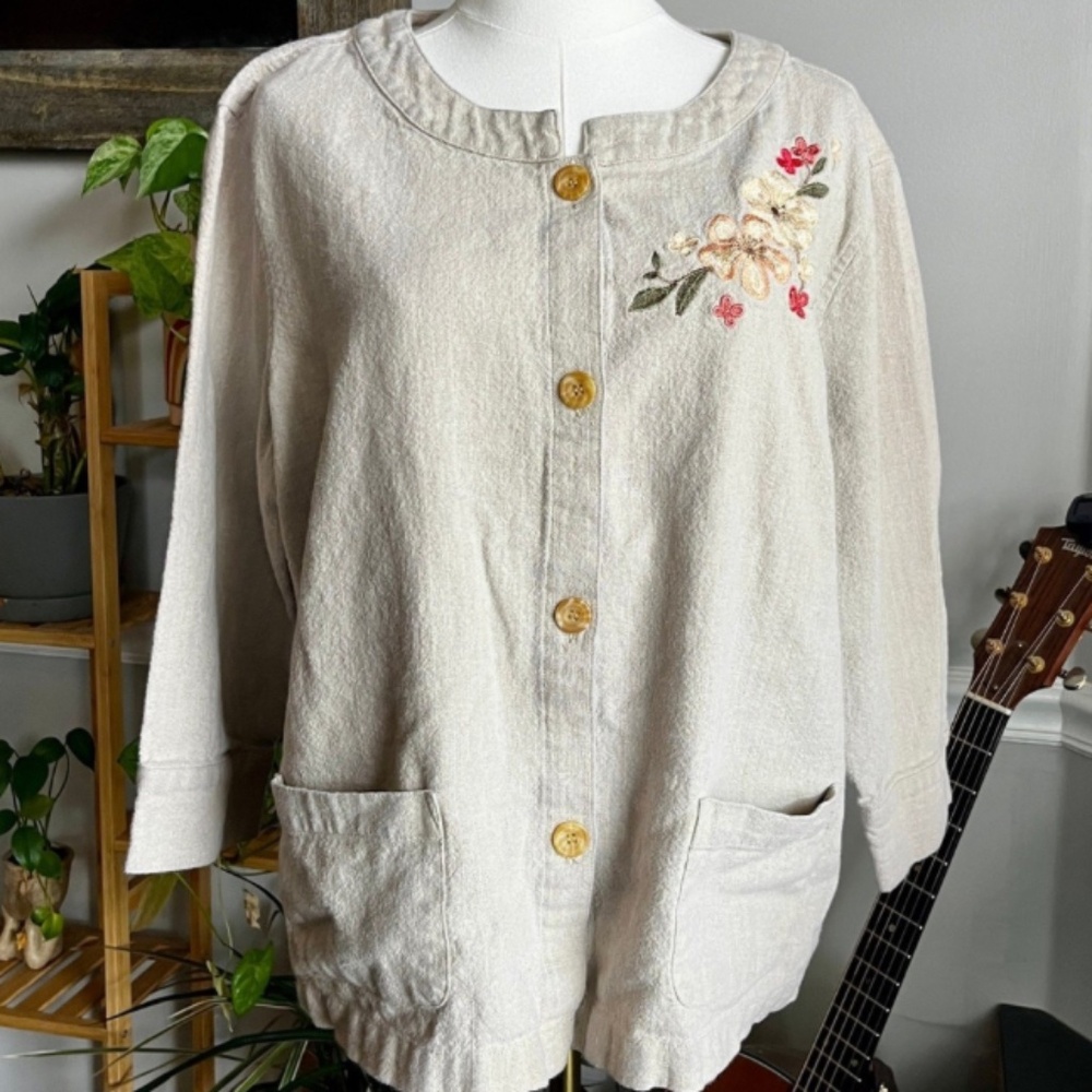 Classic Elements Linen/Cotton Top